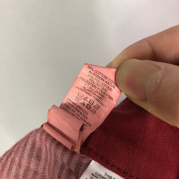 Lucky Brand Red Brooke Legging Jeans Size 26W - Picture 10 of 10